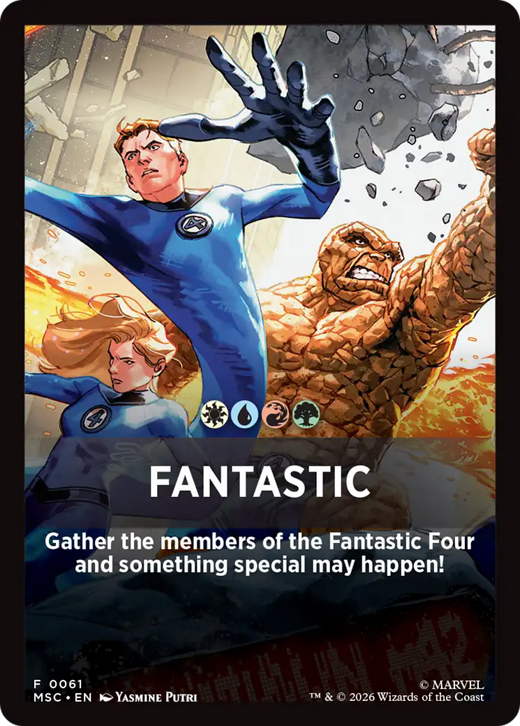 Fantastic Theme Card [Marvel Super Heroes Commander] | Jack's On Queen
