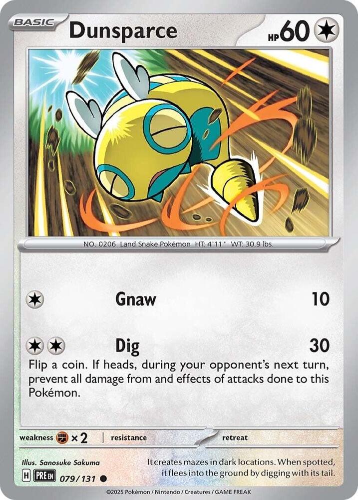 Dunsparce (079/131) [Scarlet & Violet: Prismatic Evolutions] | Jack's On Queen