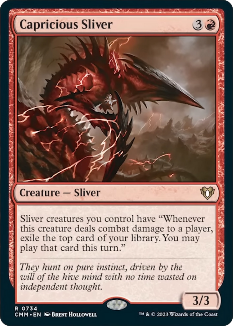 Capricious Sliver [Commander Masters] | Jack's On Queen