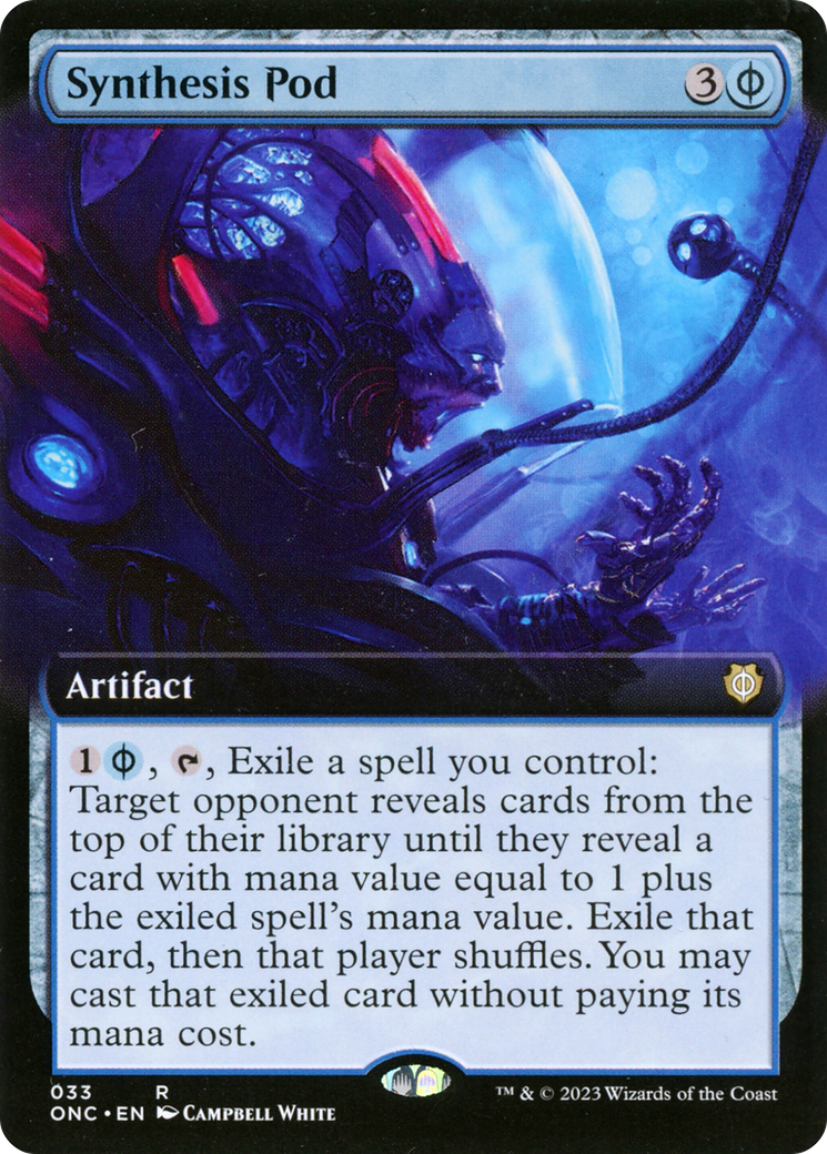 Synthesis Pod (Extended Art) [Phyrexia: All Will Be One Commander] | Jack's On Queen