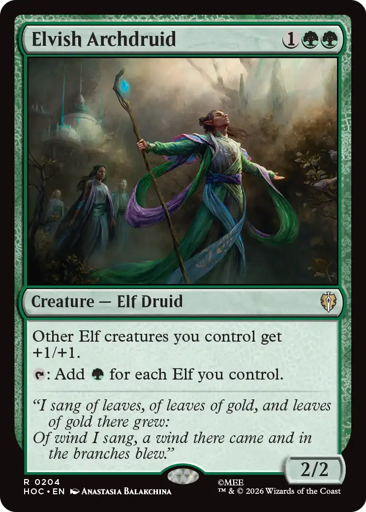Elvish Archdruid [The Hobbit: Eternal-Legal] | Jack's On Queen