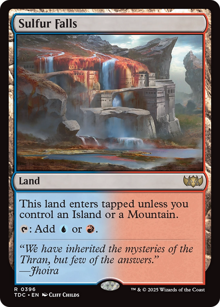 Sulfur Falls [Tarkir: Dragonstorm Commander] | Jack's On Queen
