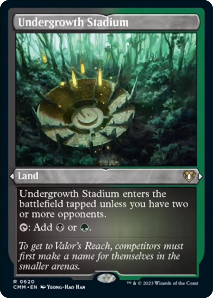 Undergrowth Stadium (Foil Etched) [Commander Masters] | Jack's On Queen