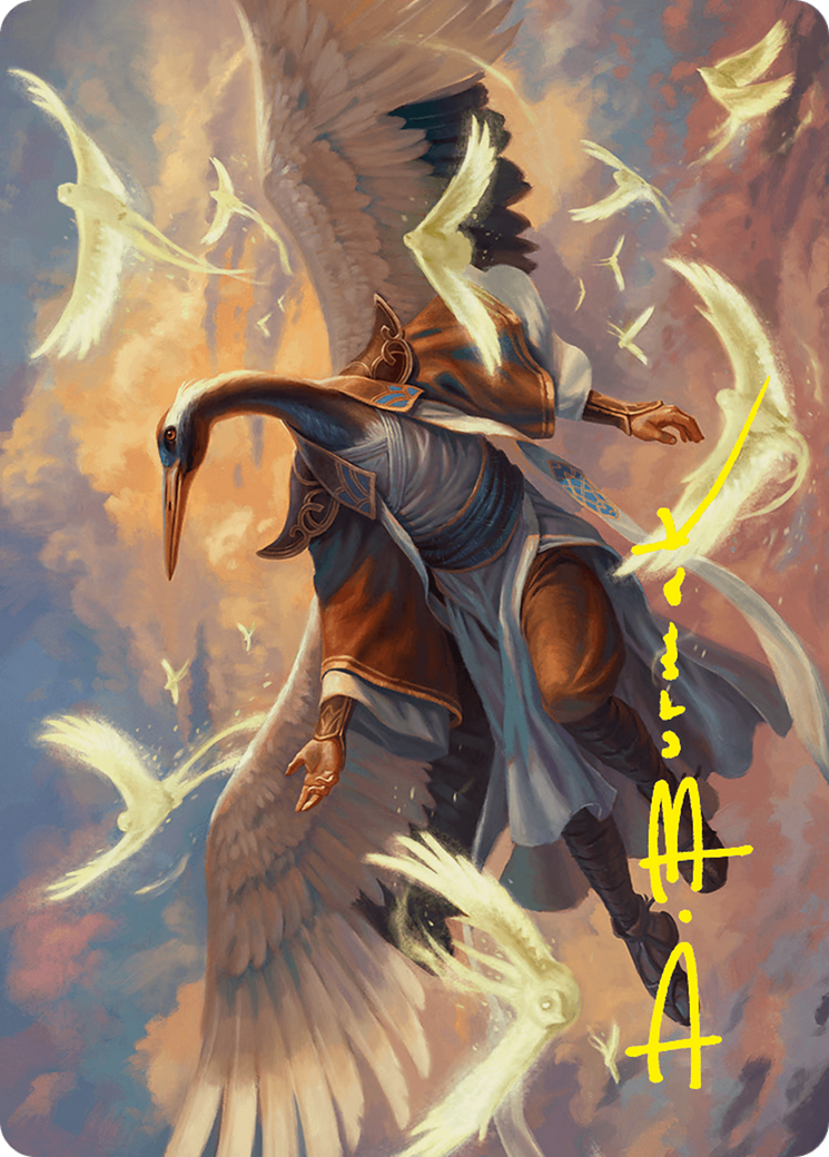 Kykar, Zephyr Awakener Art Card (16/54) (Gold-Stamped Signature) [Foundations Art Series] | Jack's On Queen