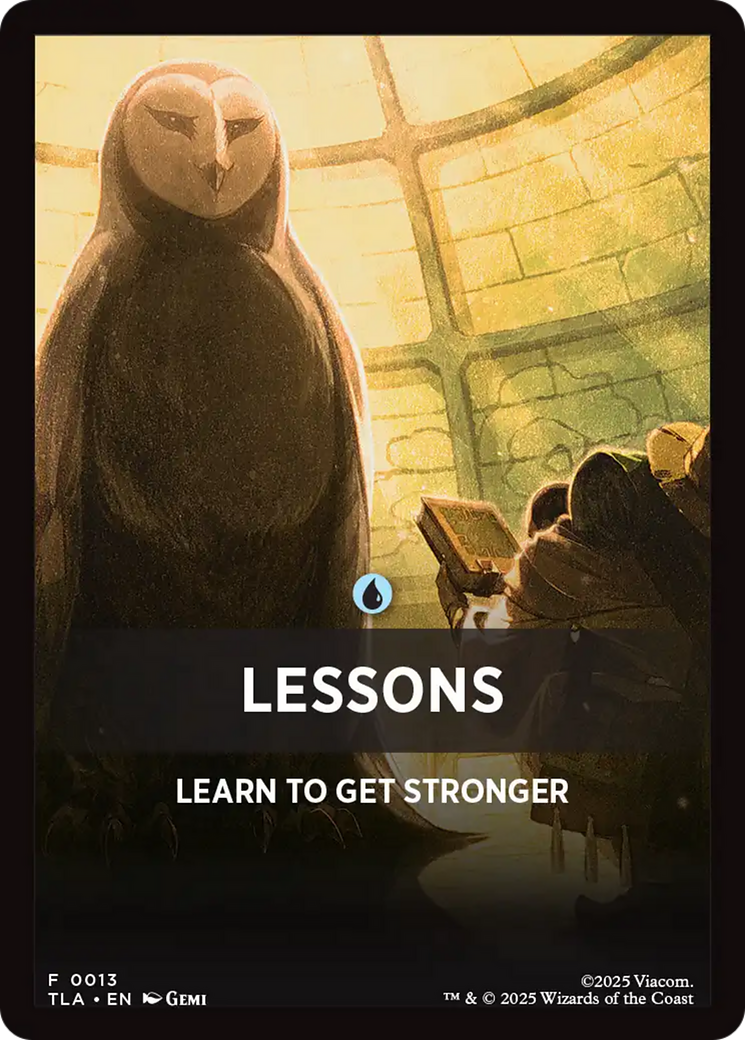 Lessons Theme Card [Avatar: The Last Airbender Tokens] | Jack's On Queen