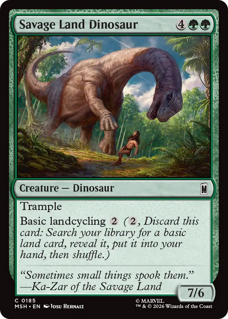 Savage Land Dinosaur [Marvel Super Heroes] | Jack's On Queen