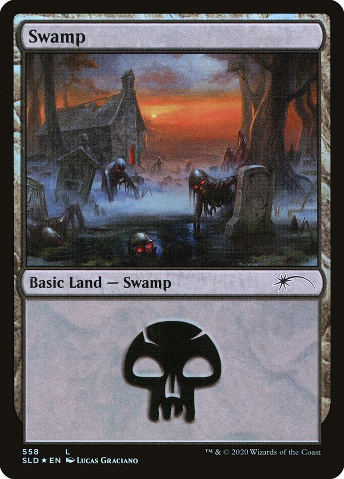 Swamp (Reanimated) (558) [Secret Lair Drop Promos] | Jack's On Queen