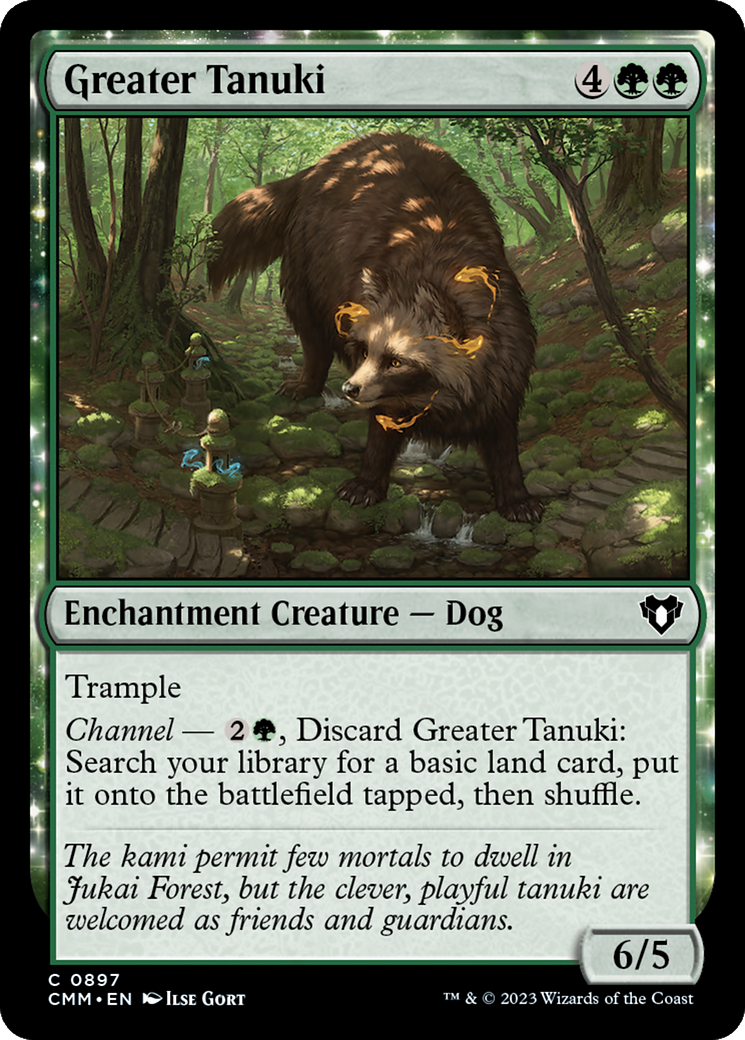 Greater Tanuki [Commander Masters] | Jack's On Queen