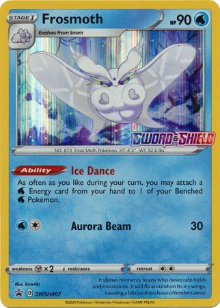 Frosmoth (SWSH007) (Prerelease Promo) [Sword & Shield: Black Star Promos] | Jack's On Queen