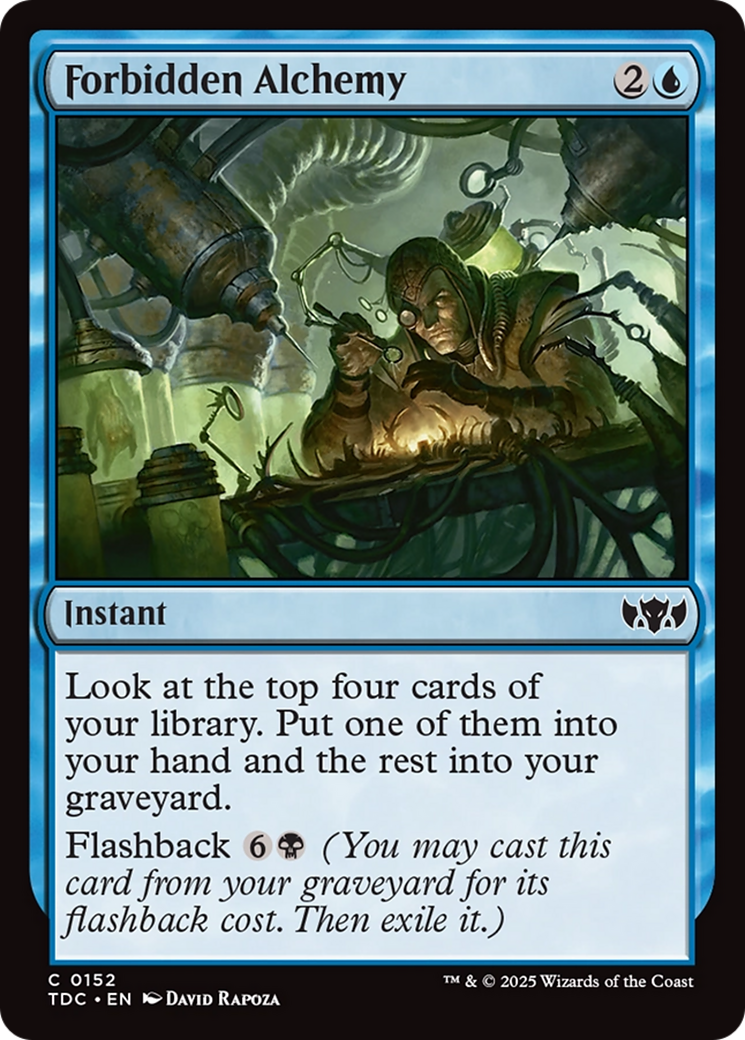 Forbidden Alchemy [Tarkir: Dragonstorm Commander] | Jack's On Queen
