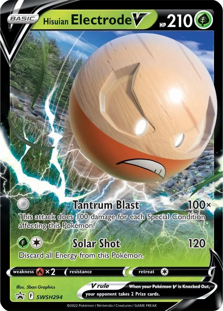 Hisuian Electrode V (SWSH294) [Sword & Shield: Black Star Promos] | Jack's On Queen