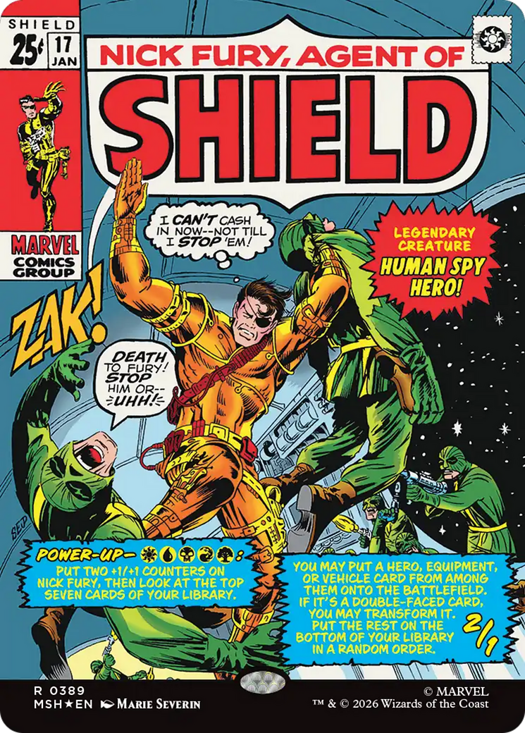 Nick Fury, Agent of SHIELD (Borderless) (0389) [Marvel Super Heroes] | Jack's On Queen