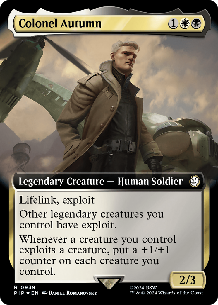 Colonel Autumn (Extended Art) (Surge Foil) [Fallout] | Jack's On Queen