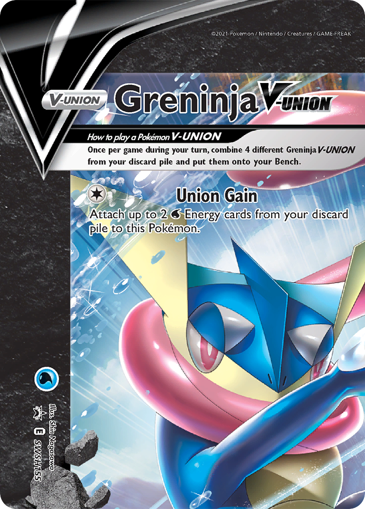 Greninja V-Union (SWSH155) [Sword & Shield: Black Star Promos] | Jack's On Queen