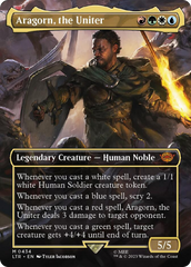 Aragorn, the Uniter (Borderless Alternate Art) [The Lord of the Rings: Tales of Middle-Earth] | Jack's On Queen