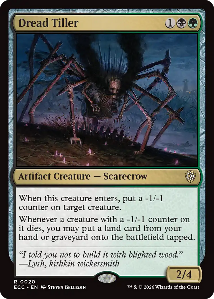 Dread Tiller [Lorwyn Eclipsed Commander] | Jack's On Queen