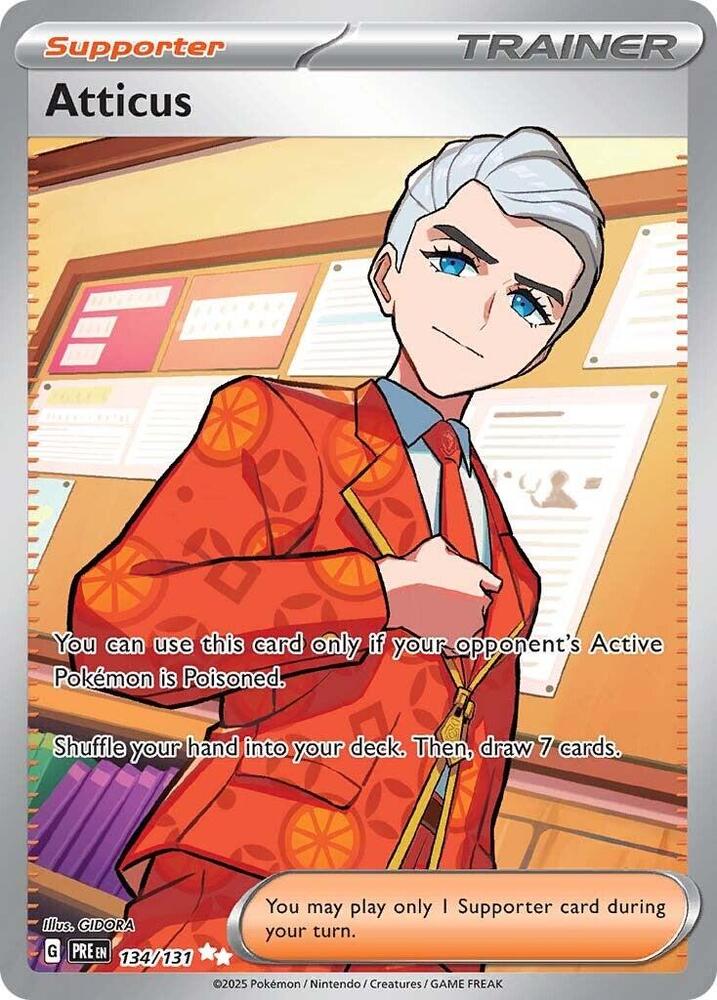 Atticus (134/131) [Scarlet & Violet: Prismatic Evolutions] | Jack's On Queen