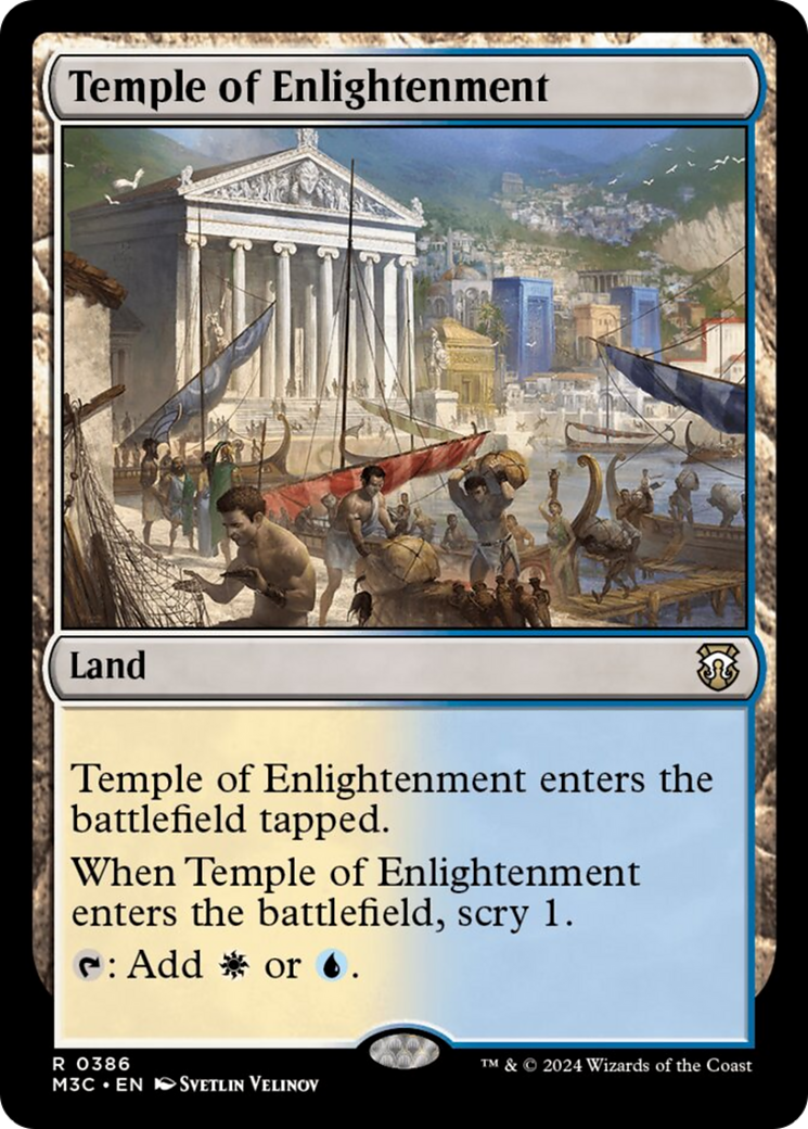 Temple of Enlightenment (Ripple Foil) [Modern Horizons 3 Commander] | Jack's On Queen