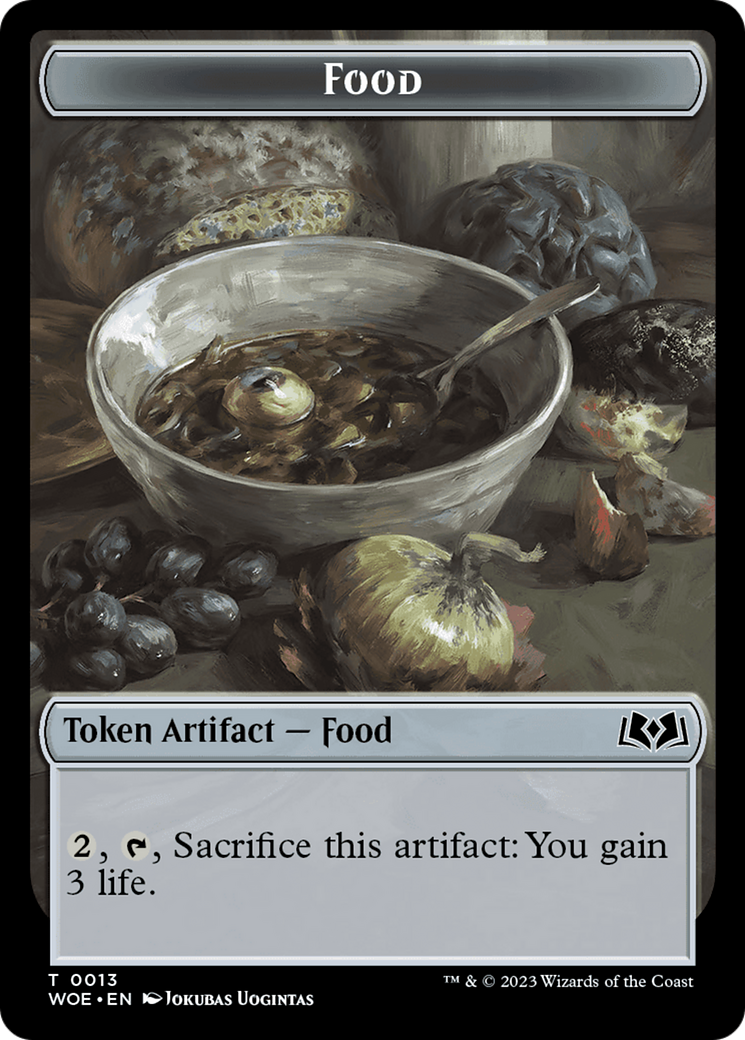 Food (0013) Token [Wilds of Eldraine Tokens] | Jack's On Queen