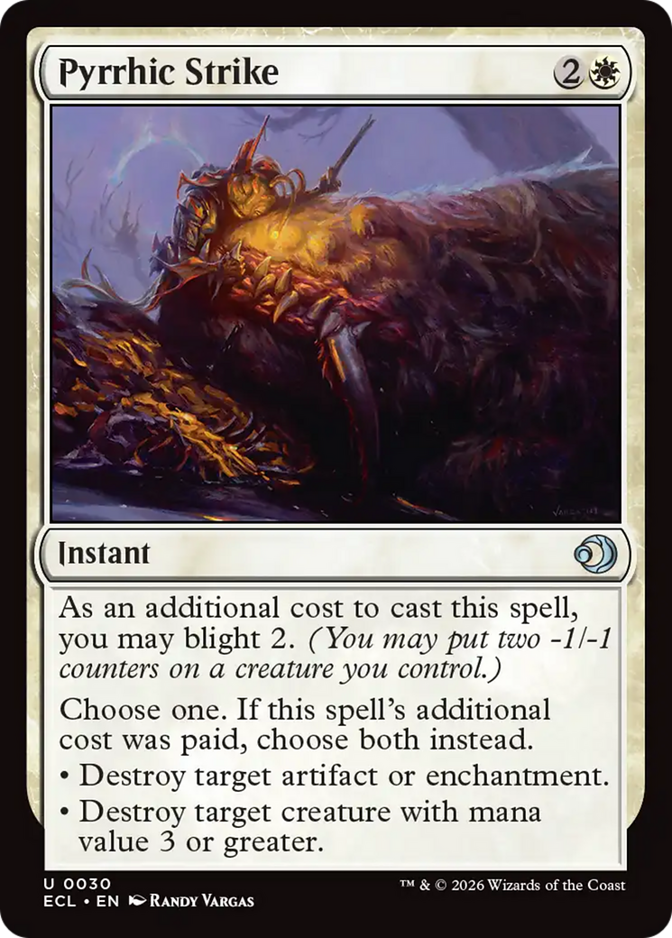 Pyrrhic Strike [Lorwyn Eclipsed] | Jack's On Queen