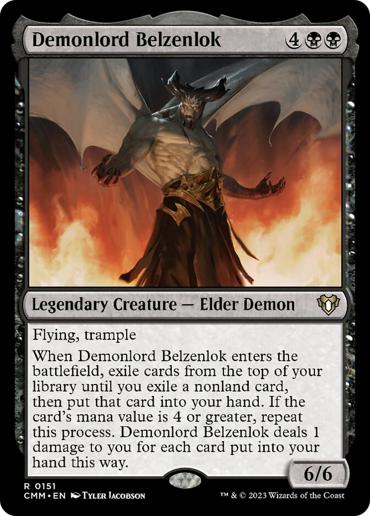 Demonlord Belzenlok [Commander Masters] | Jack's On Queen