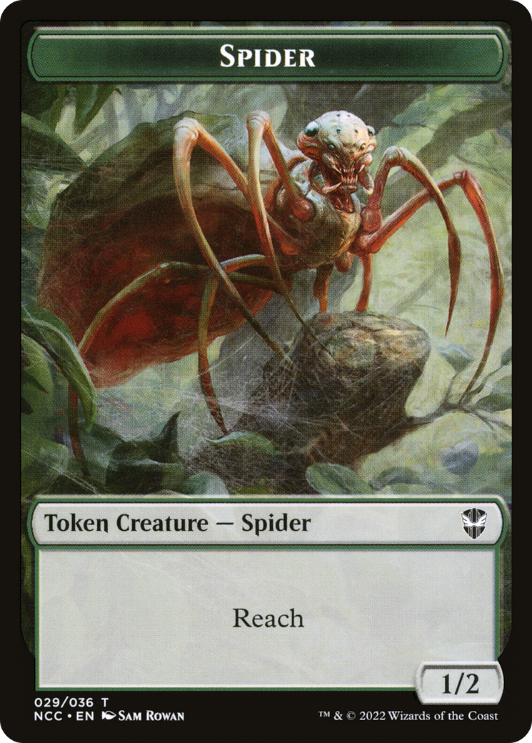 Treasure // Spider Double-Sided Token [The List] | Jack's On Queen