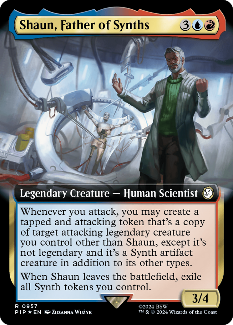 Shaun, Father of Synths (Extended Art) (Surge Foil) [Fallout] | Jack's On Queen