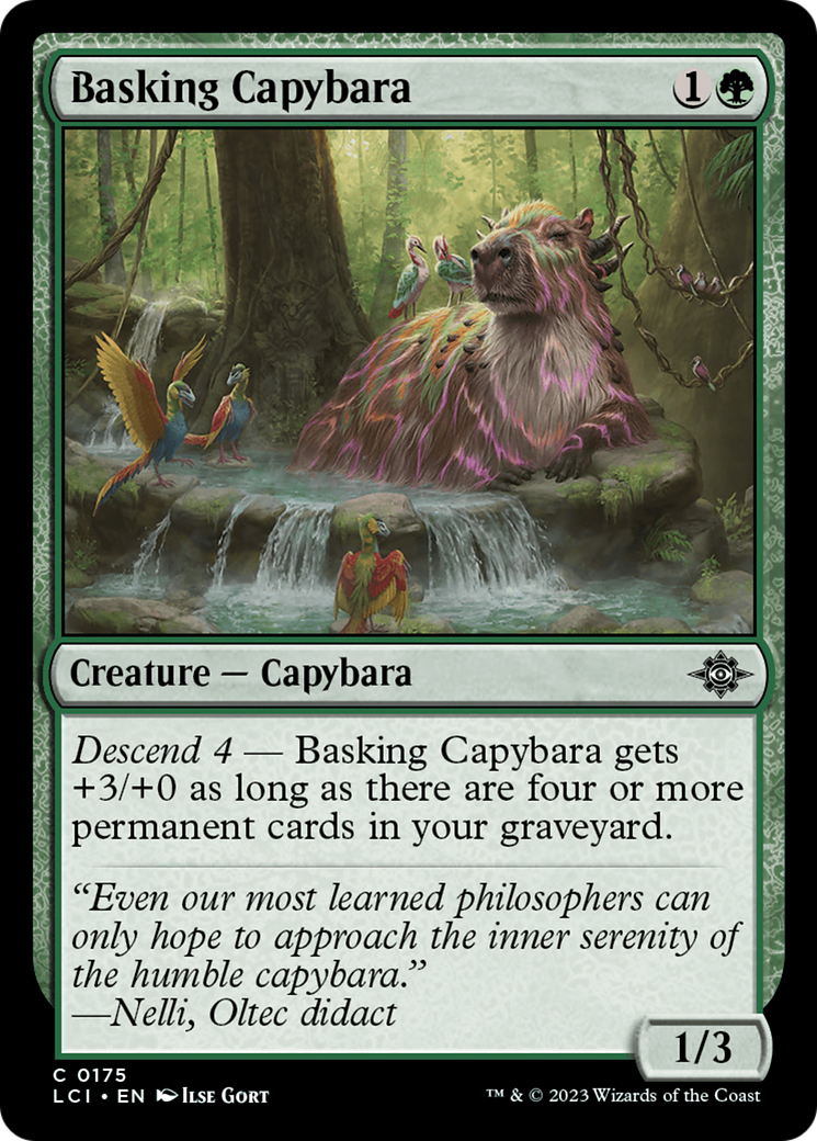 Basking Capybara [The Lost Caverns of Ixalan] | Jack's On Queen