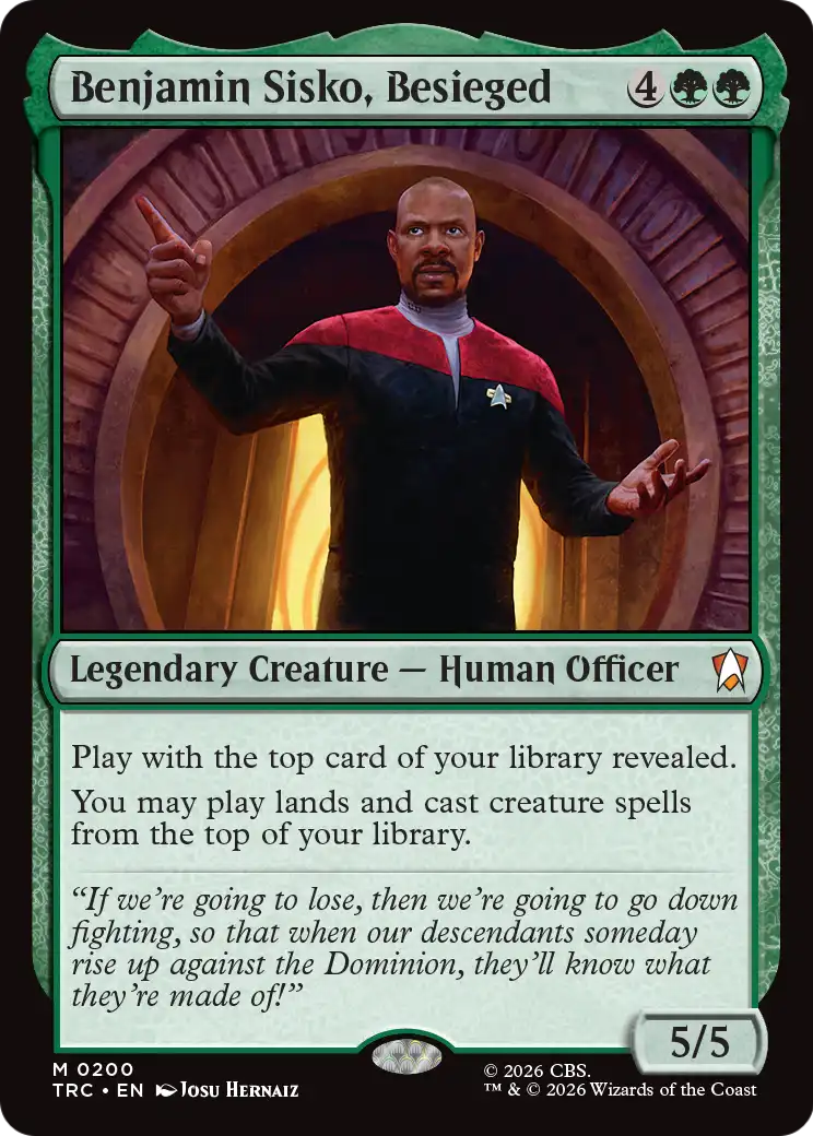 Benjamin Sisko, Besieged [Star Trek Commander] | Jack's On Queen