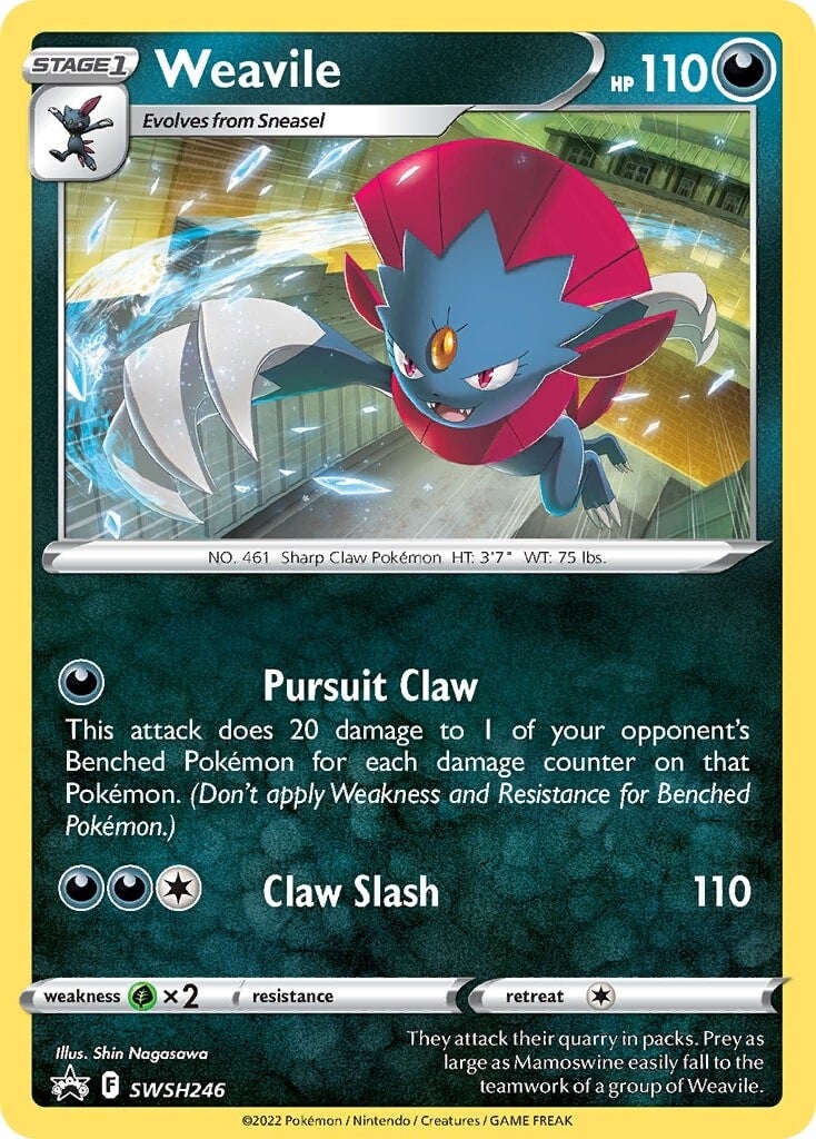 Weavile (SWSH246) [Sword & Shield: Black Star Promos] | Jack's On Queen