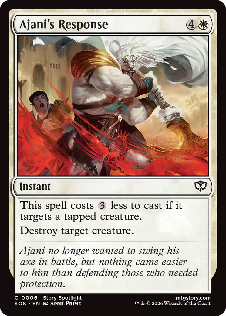 Ajani's Response [Secrets of Strixhaven] | Jack's On Queen