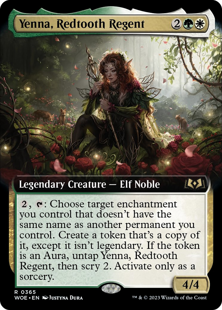 Yenna, Redtooth Regent (Extended Art) [Wilds of Eldraine] | Jack's On Queen