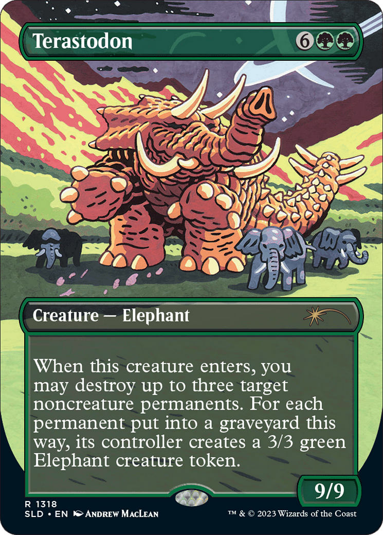 Terastodon (Rainbow Foil) [Secret Lair Drop Series] | Jack's On Queen