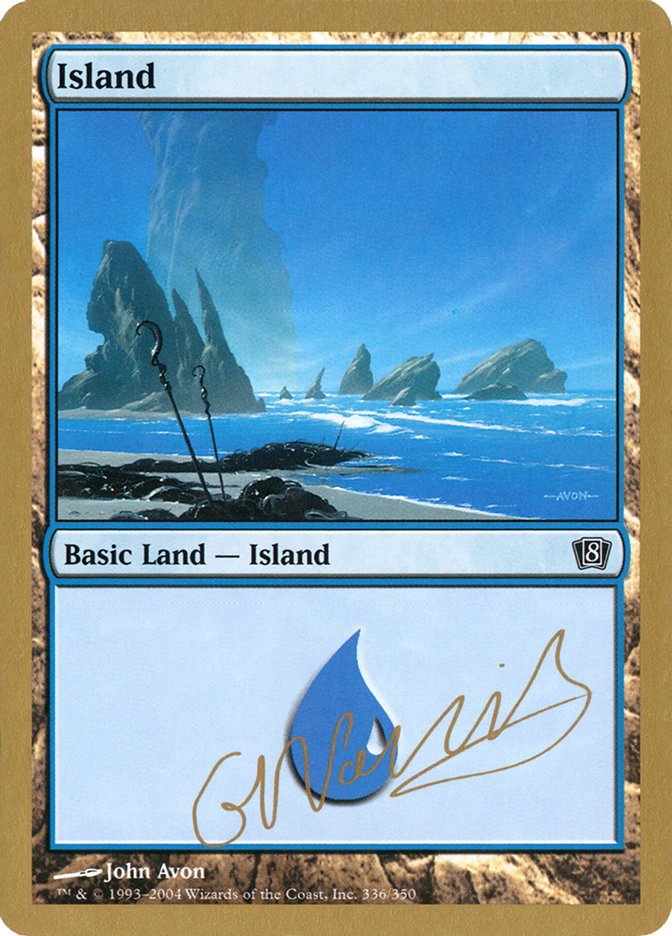 Island (gn336) (Gabriel Nassif) [World Championship Decks 2004] | Jack's On Queen