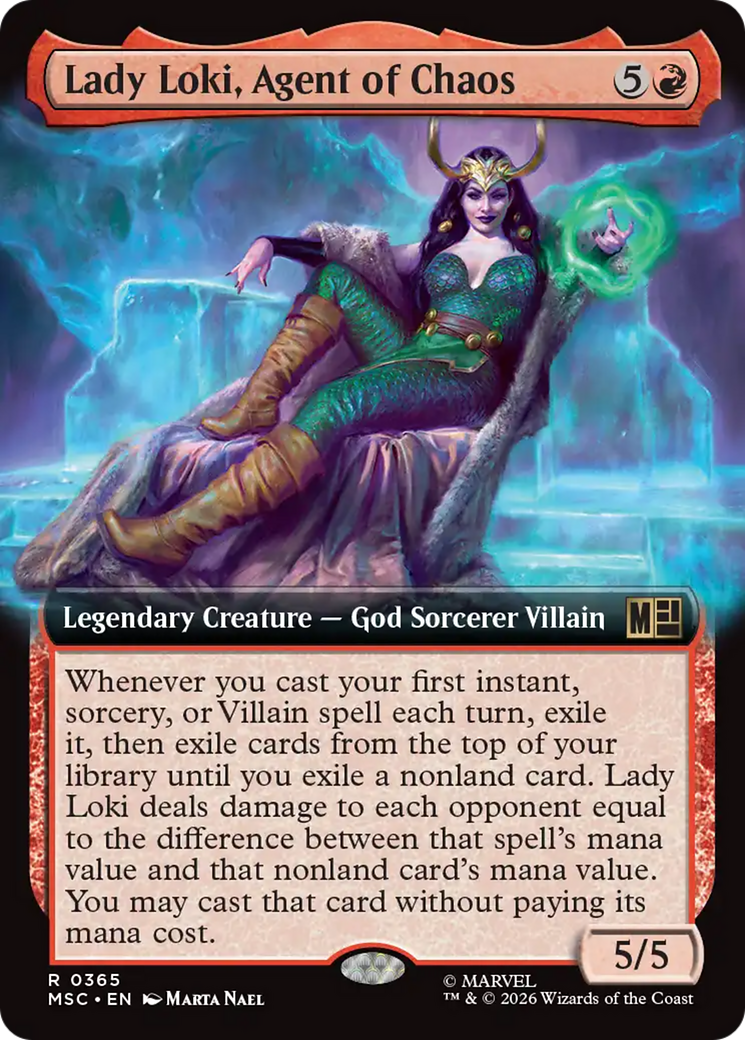Lady Loki, Agent of Chaos (Extended Art) [Marvel Super Heroes Commander] | Jack's On Queen