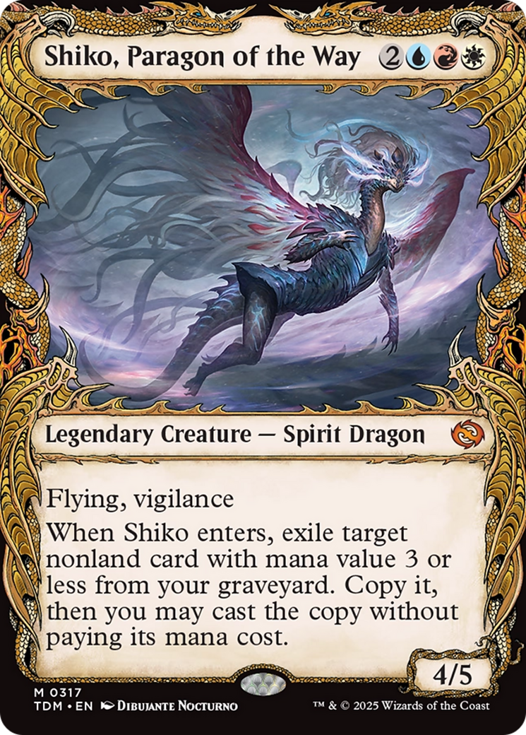 Shiko, Paragon of the Way (Showcase) [Tarkir: Dragonstorm] | Jack's On Queen