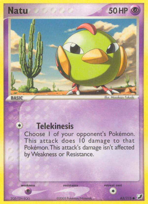 Natu (63/115) [EX: Unseen Forces] | Jack's On Queen