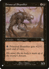 Primeval Shambler [The List Reprints] | Jack's On Queen