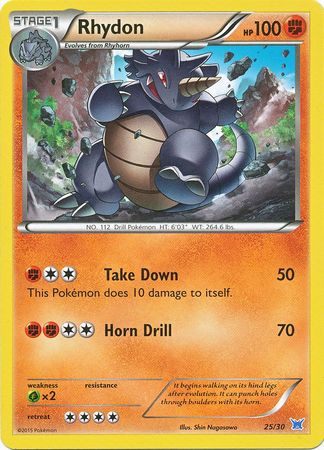 Rhydon (25/30) [XY: Trainer Kit 2 - Latios] | Jack's On Queen