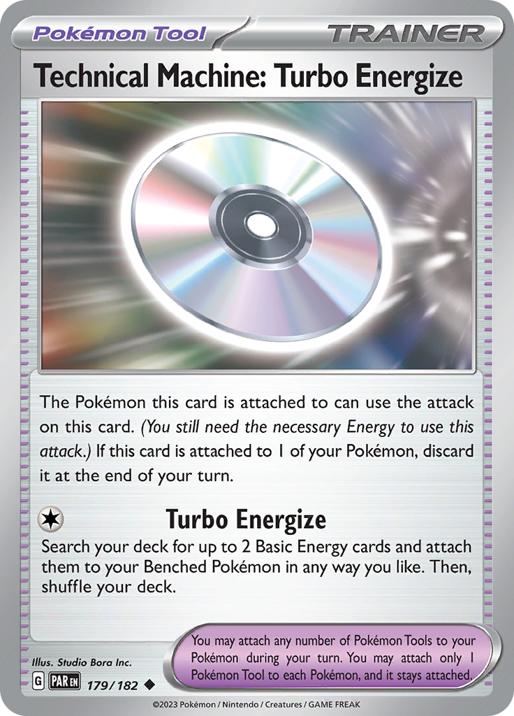 Technical Machine: Turbo Energize (179/182) [Scarlet & Violet: Paradox Rift] | Jack's On Queen