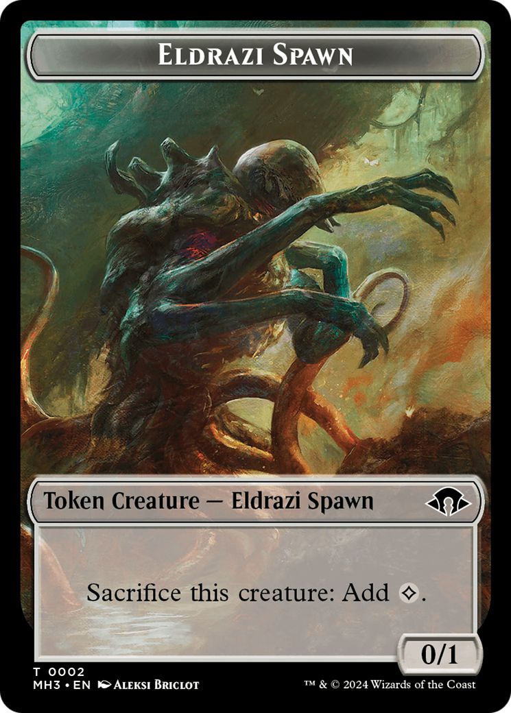 Eldrazi Spawn Token [Modern Horizons 3 Tokens] | Jack's On Queen