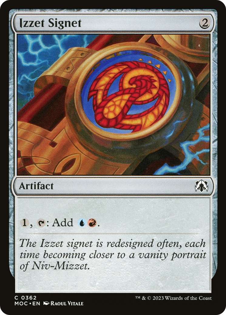 Izzet Signet [March of the Machine Commander] | Jack's On Queen