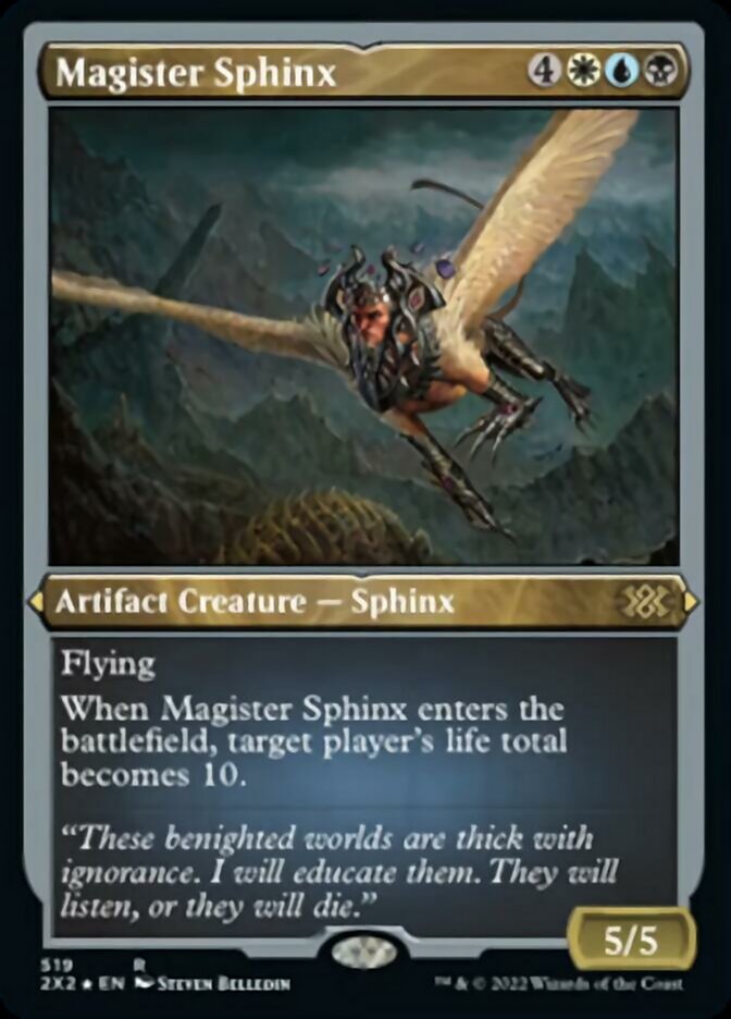 Magister Sphinx (Foil Etched) [Double Masters 2022] | Jack's On Queen