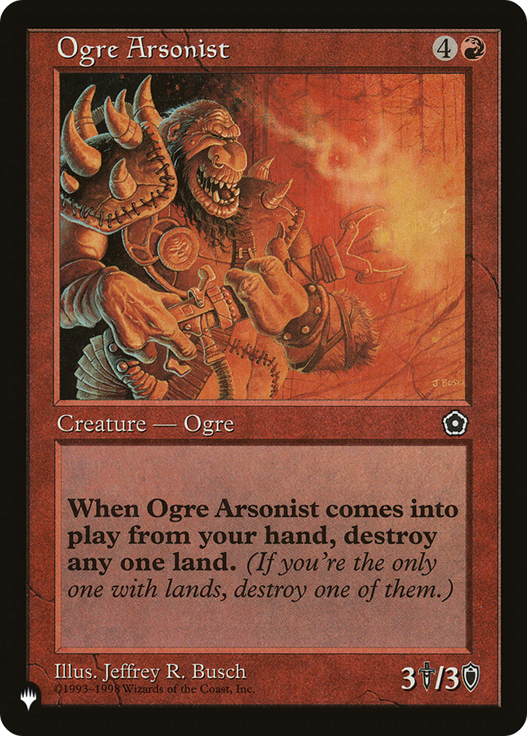 Ogre Arsonist [The List] | Jack's On Queen
