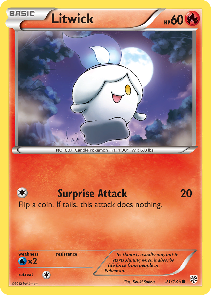 Litwick (21/135) [Black & White: Plasma Storm] | Jack's On Queen