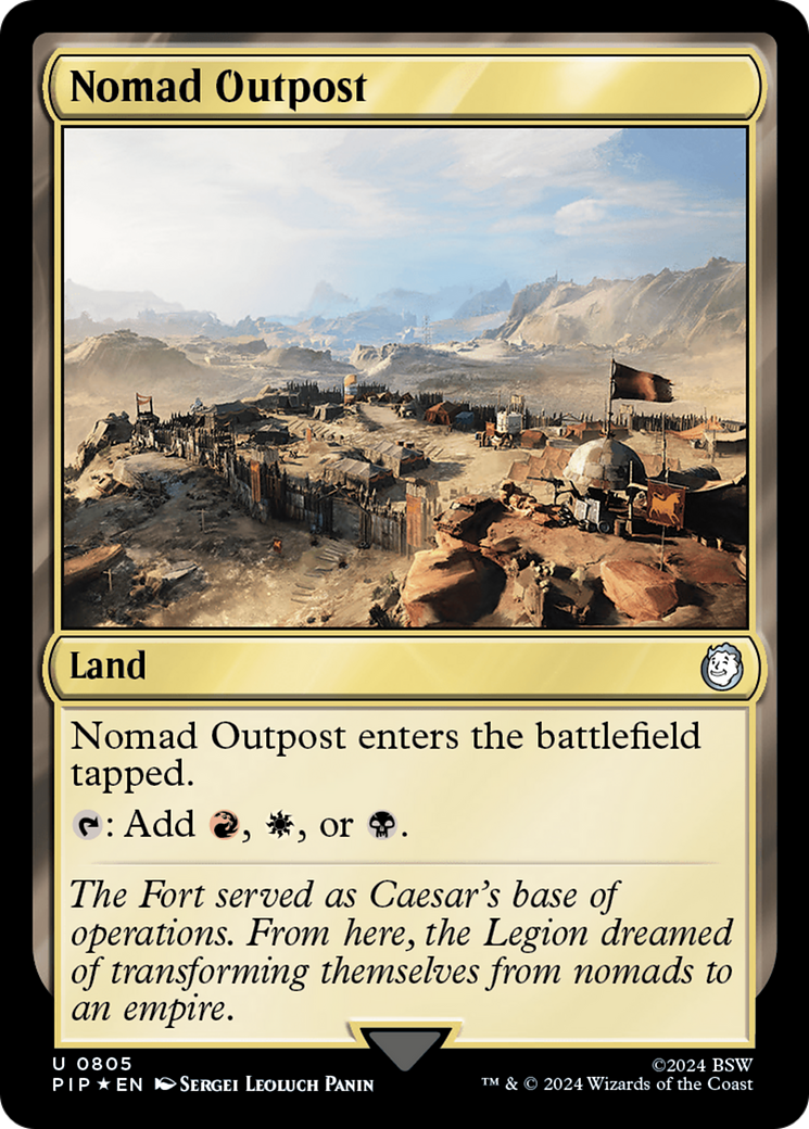 Nomad Outpost (Surge Foil) [Fallout] | Jack's On Queen
