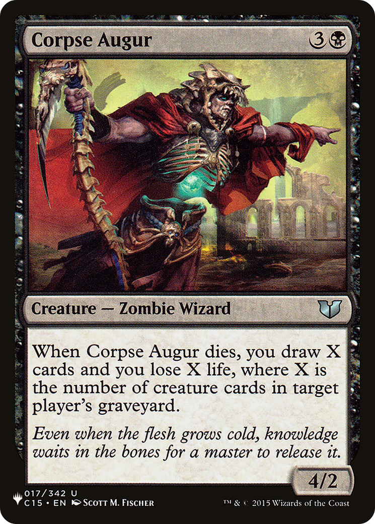 Corpse Augur [The List Reprints] | Jack's On Queen