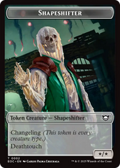 Shapeshifter // Golem (0013) Double-Sided Token [Edge of Eternities Commander Tokens] | Jack's On Queen