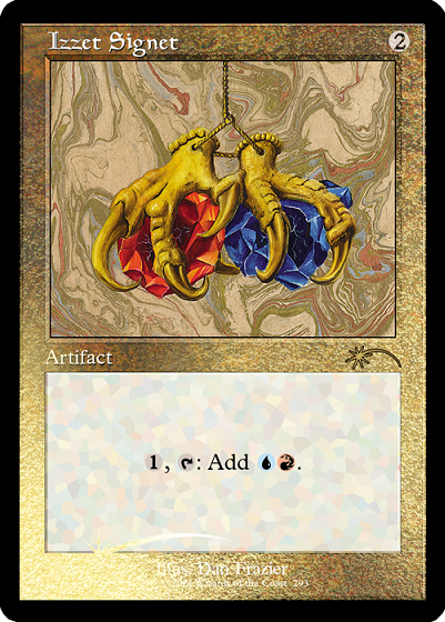 Izzet Signet (Retro) (Foil Etched) [Secret Lair Drop Series] | Jack's On Queen