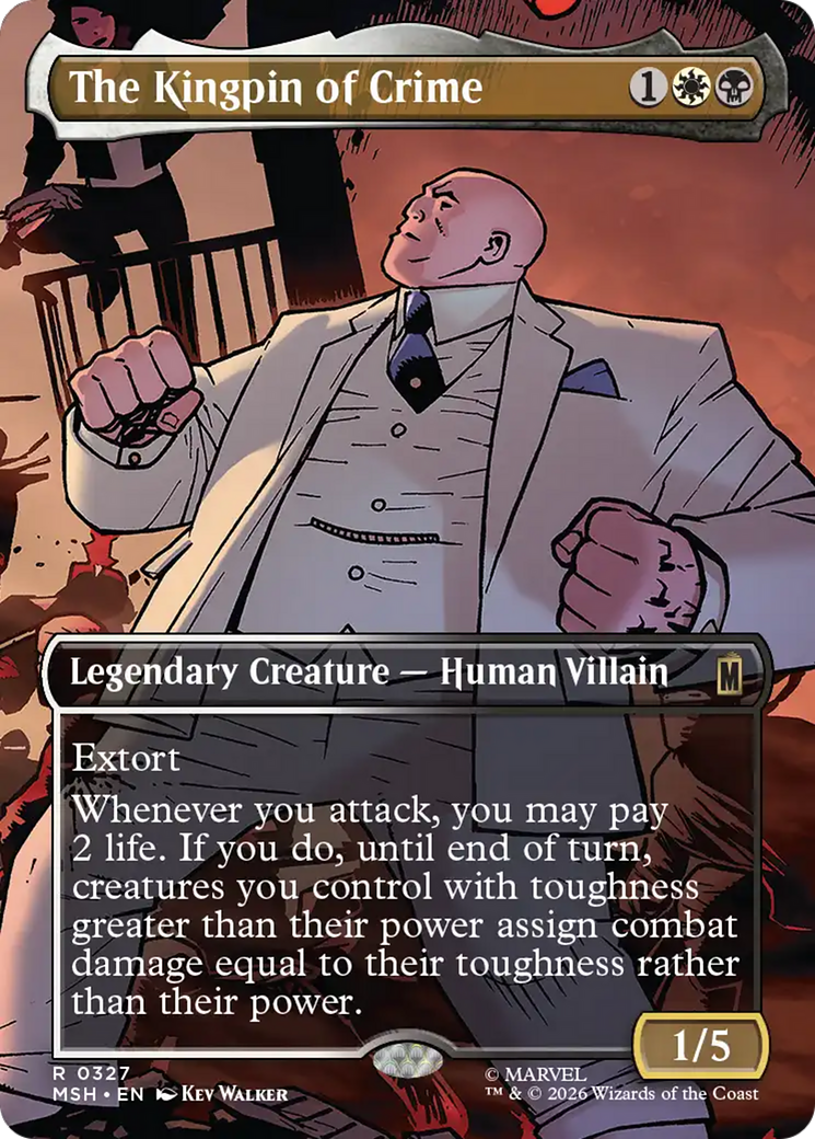 The Kingpin of Crime (Borderless) (0327) [Marvel Super Heroes] | Jack's On Queen